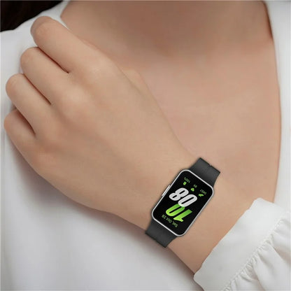 For Samsung Galaxy Fit3 Silicone Watch Band Folding Buckle Sport Replacement Straps