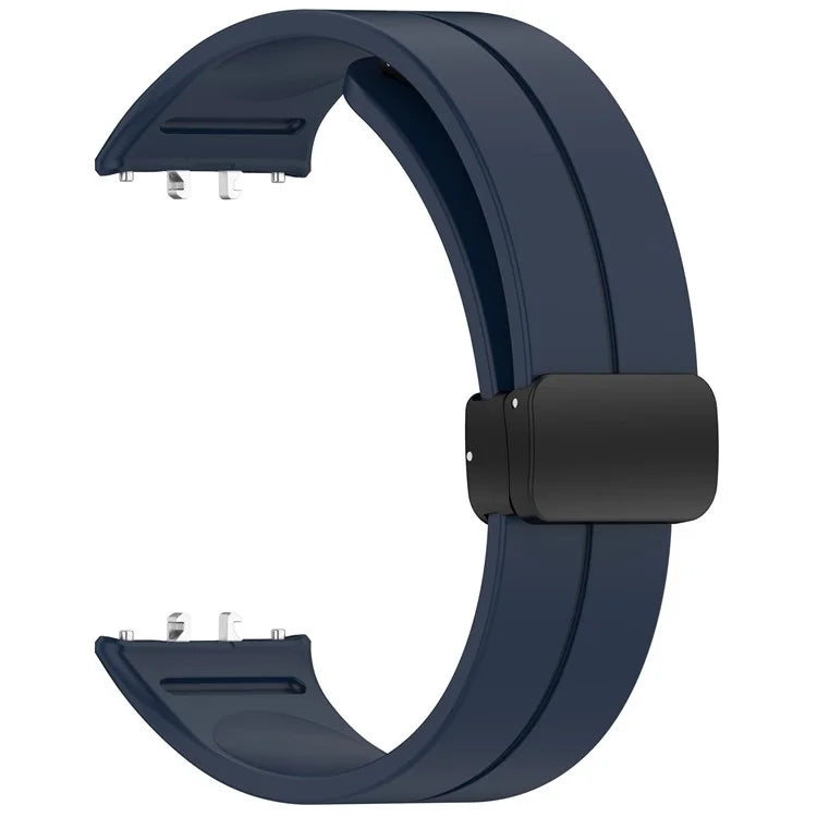 For Samsung Galaxy Fit3 Silicone Watch Band Folding Buckle Sport Replacement Straps