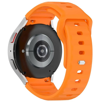 For Samsung Galaxy Watch4 / Watch 5 / Watch 5 Pro / Watch6 Silicone Sport Bands Replacement Wristband