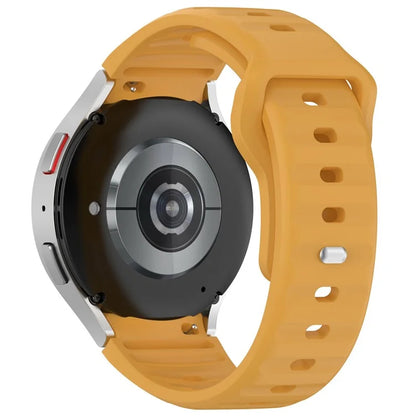For Samsung Galaxy Watch4 / Watch 5 / Watch 5 Pro / Watch6 Silicone Sport Bands Replacement Wristband