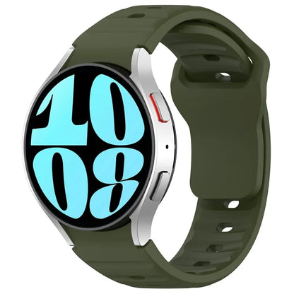 For Samsung Galaxy Watch4 / Watch 5 / Watch 5 Pro / Watch6 Silicone Sport Bands Replacement Wristband