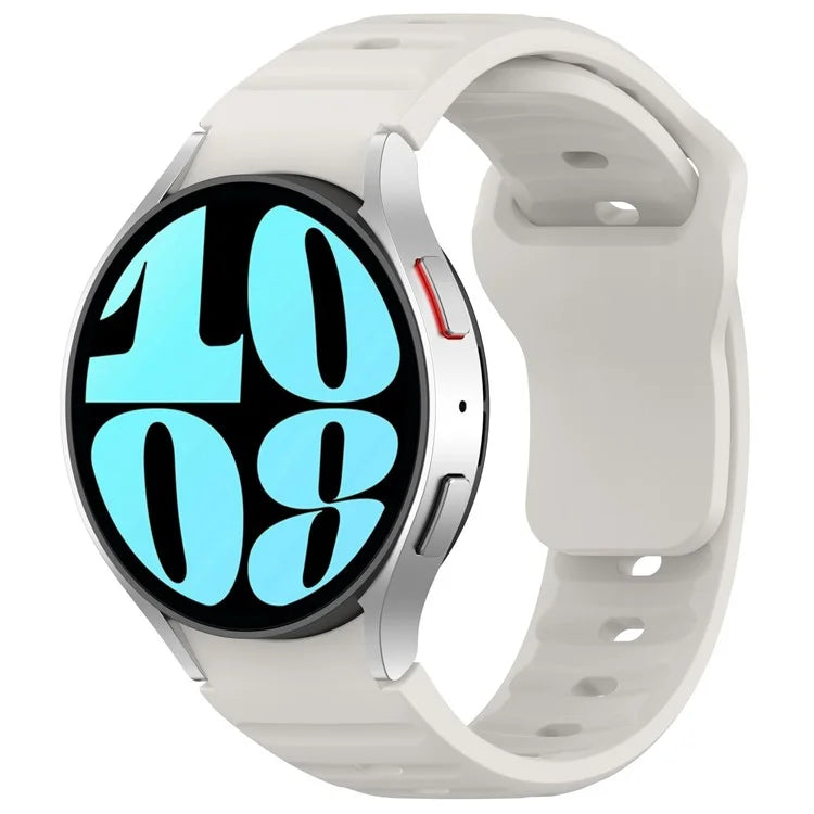 For Samsung Galaxy Watch4 / Watch 5 / Watch 5 Pro / Watch6 Silicone Sport Bands Replacement Wristband
