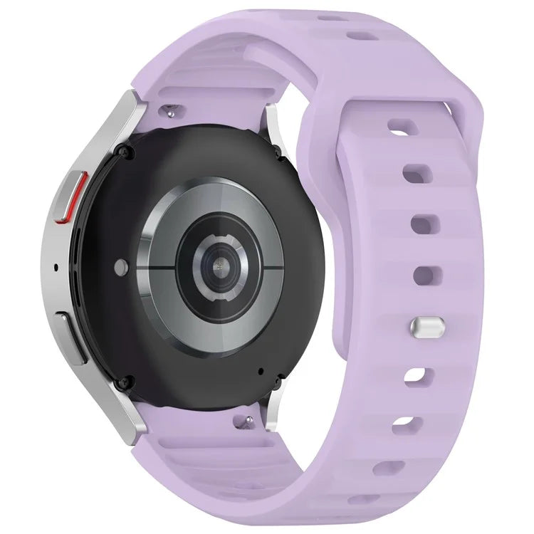 For Samsung Galaxy Watch4 / Watch 5 / Watch 5 Pro / Watch6 Silicone Sport Bands Replacement Wristband