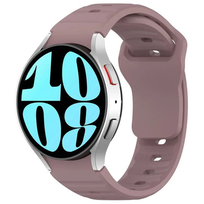 For Samsung Galaxy Watch4 / Watch 5 / Watch 5 Pro / Watch6 Silicone Sport Bands Replacement Wristband Mist