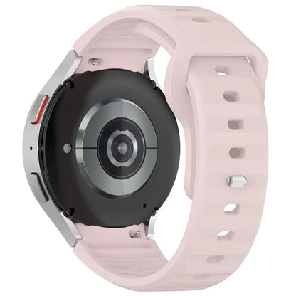 For Samsung Galaxy Watch4 / Watch 5 / Watch 5 Pro / Watch6 Silicone Sport Bands Replacement Wristband