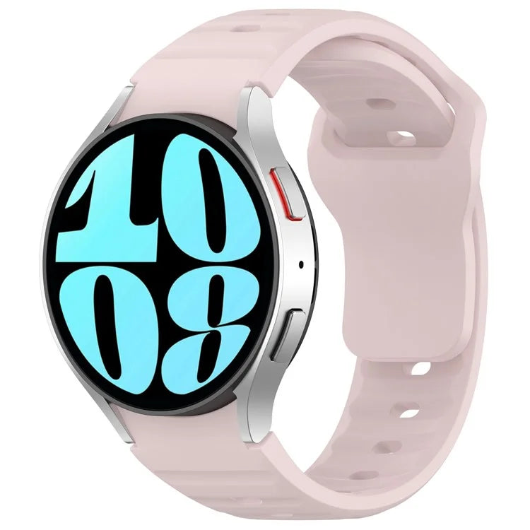 For Samsung Galaxy Watch4 / Watch 5 / Watch 5 Pro / Watch6 Silicone Sport Bands Replacement Wristband