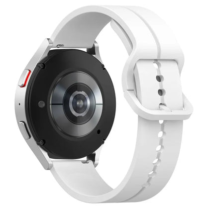 For Samsung Galaxy Watch6 Classic 43mm / 47mm Silicone Watch Strap 20mm Adjustable Wrist Band