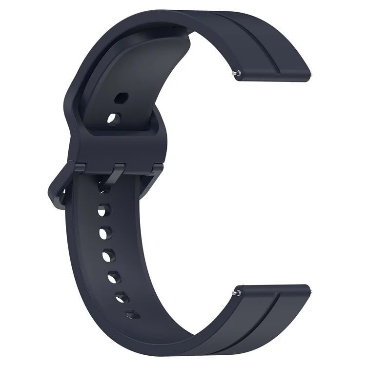 For Samsung Galaxy Watch6 Classic 43mm / 47mm Silicone Watch Strap 20mm Adjustable Wrist Band