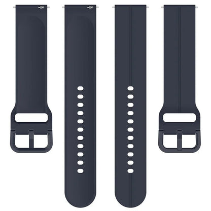 For Samsung Galaxy Watch6 Classic 43mm / 47mm Silicone Watch Strap 20mm Adjustable Wrist Band