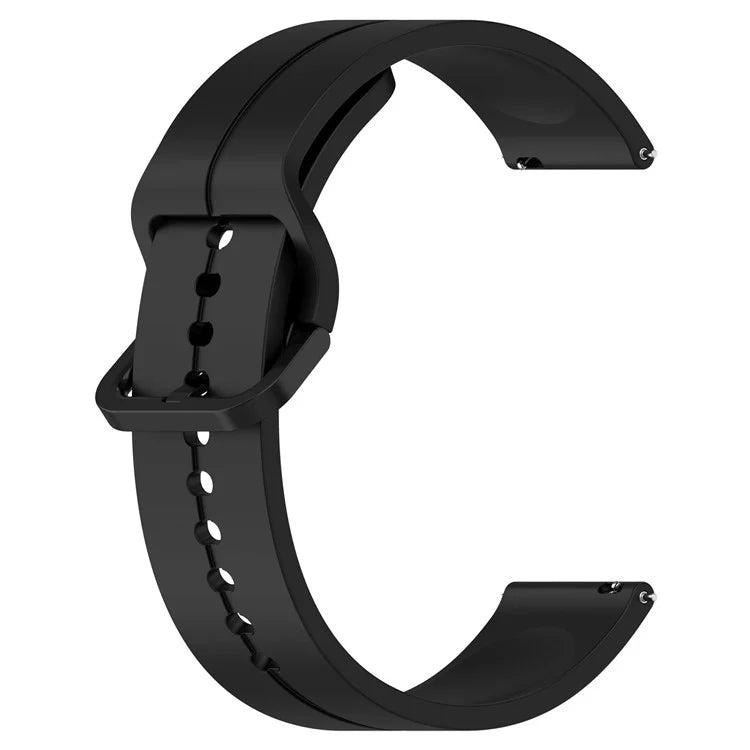For Samsung Galaxy Watch6 Classic 43mm / 47mm Silicone Watch Strap 20mm Adjustable Wrist Band