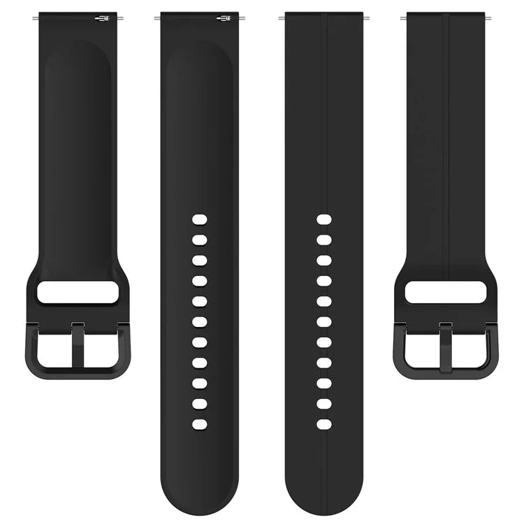 For Samsung Galaxy Watch6 Classic 43mm / 47mm Silicone Watch Strap 20mm Adjustable Wrist Band
