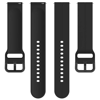 For Samsung Galaxy Watch6 Classic 43mm / 47mm Silicone Watch Strap 20mm Adjustable Wrist Band