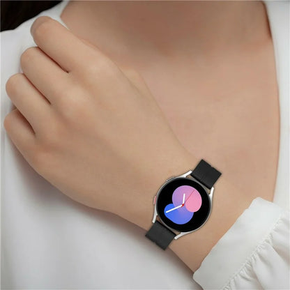 For Samsung Galaxy Watch6 Classic 43mm / 47mm Silicone Watch Strap 20mm Adjustable Wrist Band