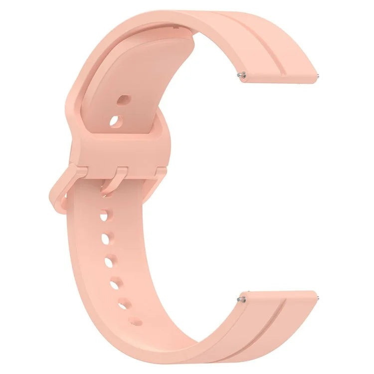 For Samsung Galaxy Watch6 Classic 43mm / 47mm Silicone Watch Strap 20mm Adjustable Wrist Band