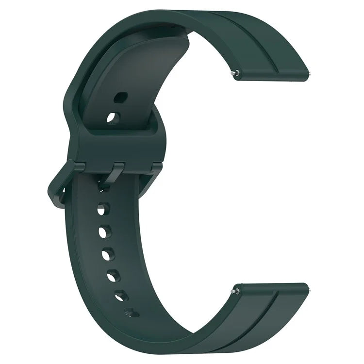 For Samsung Galaxy Watch3 45mm / Huawei Watch GT 4 46mm Watch Band 22mm Silicone Wrist Strap