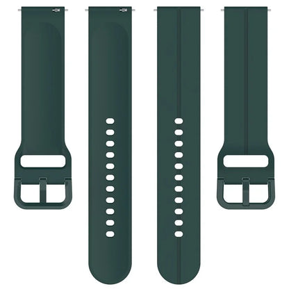 For Samsung Galaxy Watch3 45mm / Huawei Watch GT 4 46mm Watch Band 22mm Silicone Wrist Strap