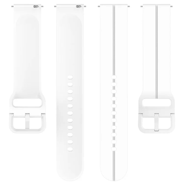For Samsung Galaxy Watch3 45mm / Huawei Watch GT 4 46mm Watch Band 22mm Silicone Wrist Strap