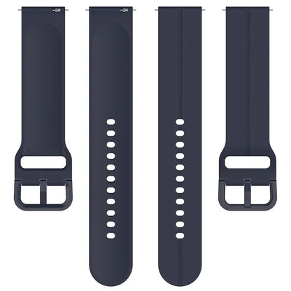 For Samsung Galaxy Watch3 45mm / Huawei Watch GT 4 46mm Watch Band 22mm Silicone Wrist Strap