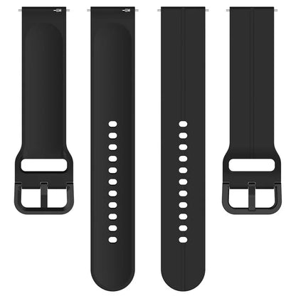 For Samsung Galaxy Watch3 45mm / Huawei Watch GT 4 46mm Watch Band 22mm Silicone Wrist Strap