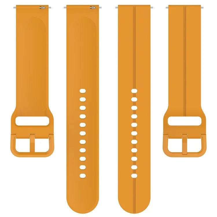 For Samsung Galaxy Watch3 45mm / Huawei Watch GT 4 46mm Watch Band 22mm Silicone Wrist Strap