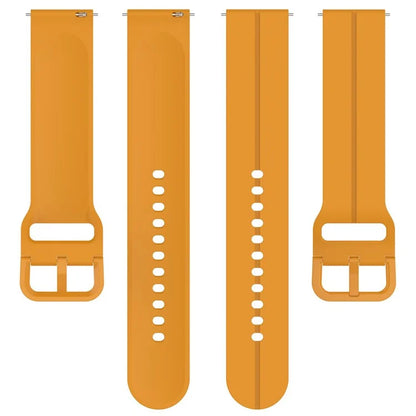For Samsung Galaxy Watch3 45mm / Huawei Watch GT 4 46mm Watch Band 22mm Silicone Wrist Strap