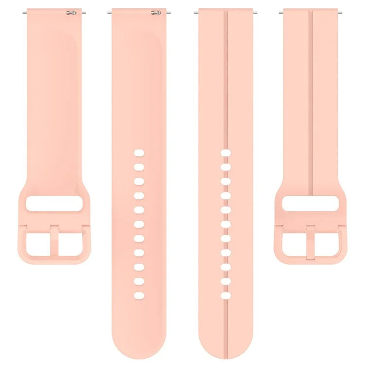 For Samsung Galaxy Watch3 45mm / Huawei Watch GT 4 46mm Watch Band 22mm Silicone Wrist Strap