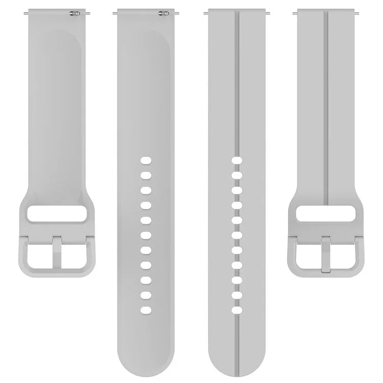 For Samsung Galaxy Watch3 45mm / Huawei Watch GT 4 46mm Watch Band 22mm Silicone Wrist Strap