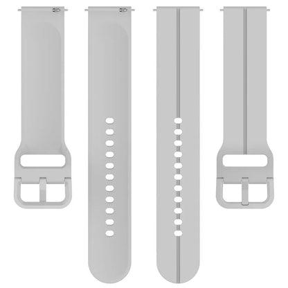 For Samsung Galaxy Watch3 45mm / Huawei Watch GT 4 46mm Watch Band 22mm Silicone Wrist Strap