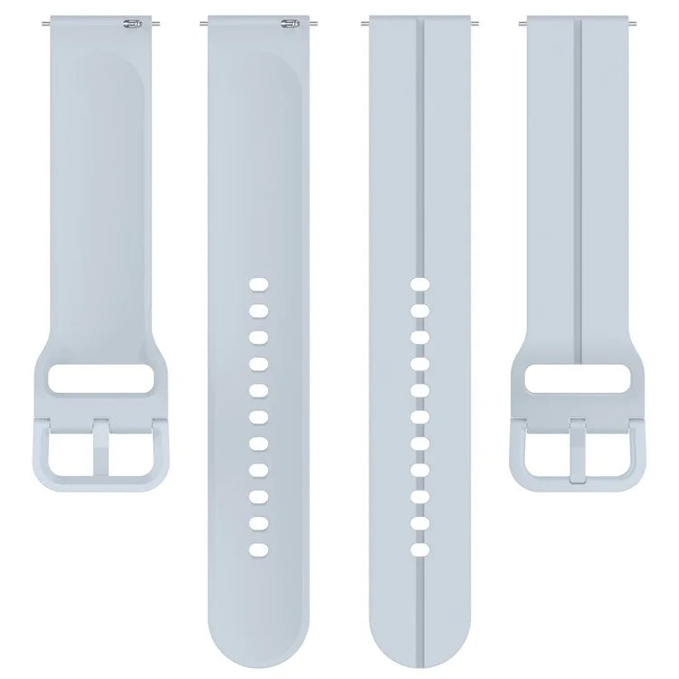 For Samsung Galaxy Watch3 45mm / Huawei Watch GT 4 46mm Watch Band 22mm Silicone Wrist Strap