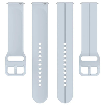 For Samsung Galaxy Watch3 45mm / Huawei Watch GT 4 46mm Watch Band 22mm Silicone Wrist Strap