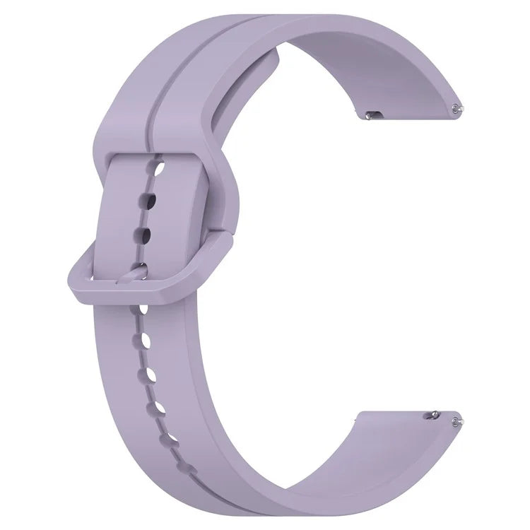 For Samsung Galaxy Watch3 45mm / Huawei Watch GT 4 46mm Watch Band 22mm Silicone Wrist Strap