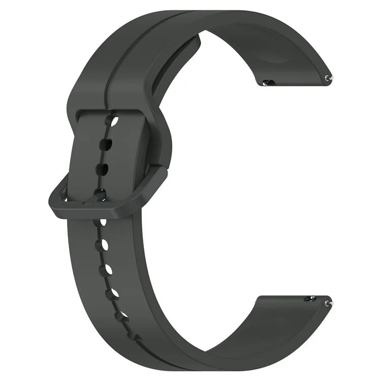 For Samsung Galaxy Watch3 45mm / Huawei Watch GT 4 46mm Watch Band 22mm Silicone Wrist Strap