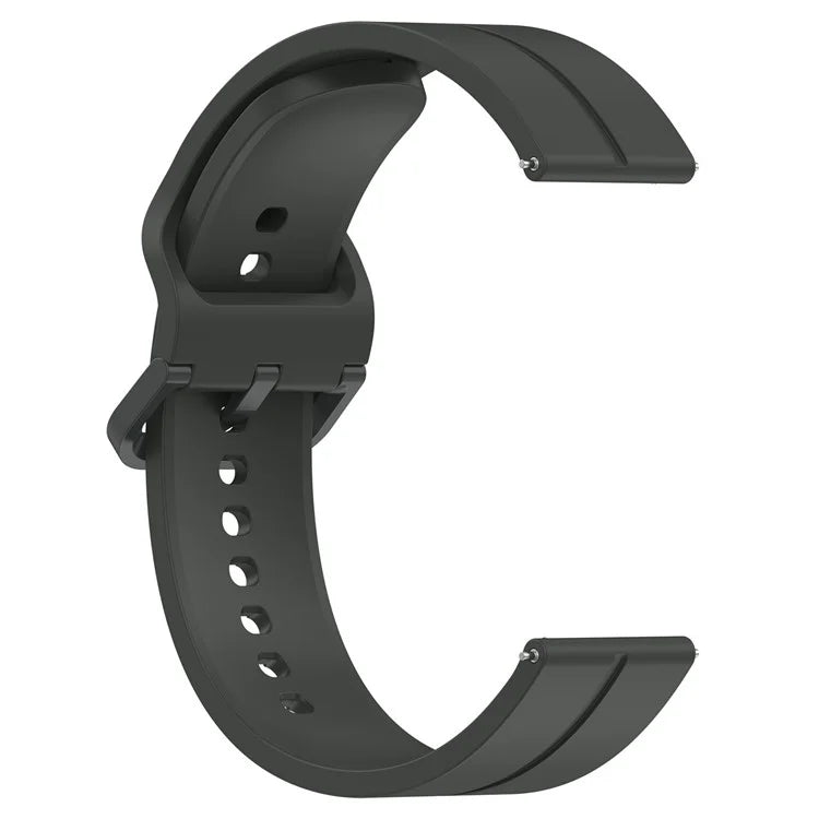 For Samsung Galaxy Watch3 45mm / Huawei Watch GT 4 46mm Watch Band 22mm Silicone Wrist Strap