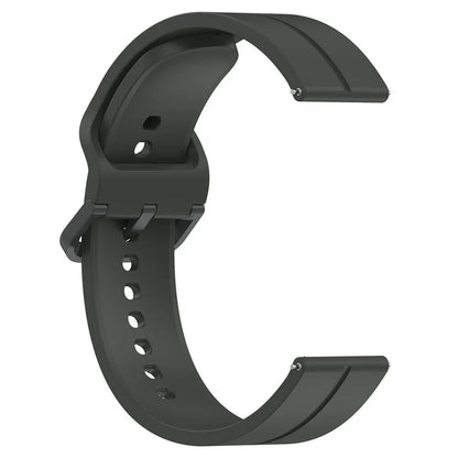 For Samsung Galaxy Watch3 45mm / Huawei Watch GT 4 46mm Watch Band 22mm Silicone Wrist Strap