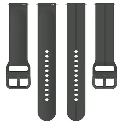 For Samsung Galaxy Watch3 45mm / Huawei Watch GT 4 46mm Watch Band 22mm Silicone Wrist Strap