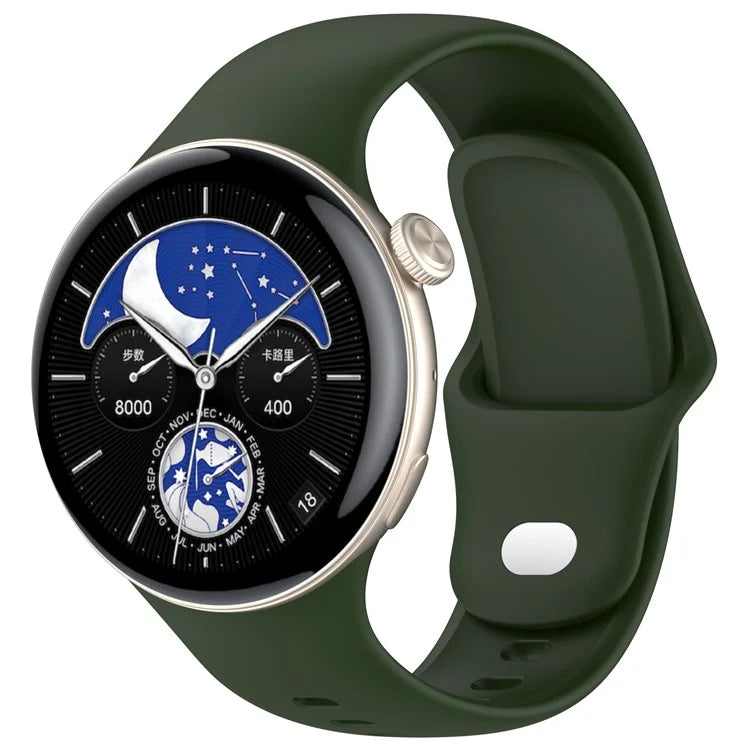 For vivo Watch 3 Silicone Watch Band Adjustable Wrist Strap Replacement