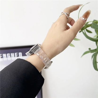 For Xiaomi Redmi Watch 2 Replacement Ice Cube Texture TPU Watch Strap