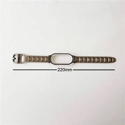 For Xiaomi Smart Band 8 Ice Cube Texture Watch Strap Flexible TPU Watchband