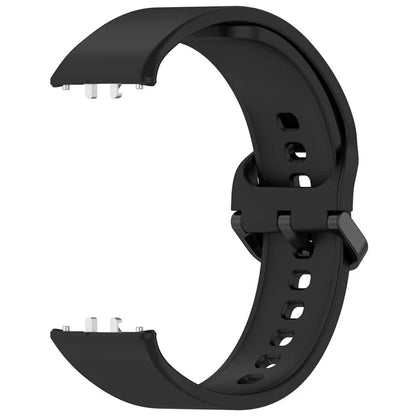 For Samsung Galaxy Fit3 (SM-R390) Watch Bracelet Soft Silicone Strap with Flat Buckle