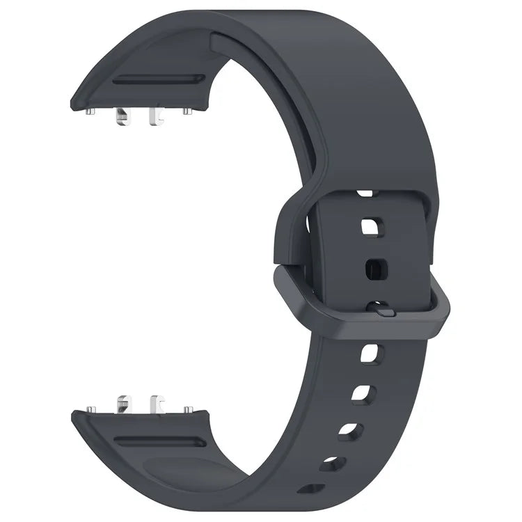 For Samsung Galaxy Fit3 (SM-R390) Watch Bracelet Soft Silicone Strap with Flat Buckle