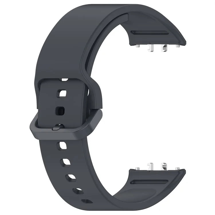 For Samsung Galaxy Fit3 (SM-R390) Watch Bracelet Soft Silicone Strap with Flat Buckle