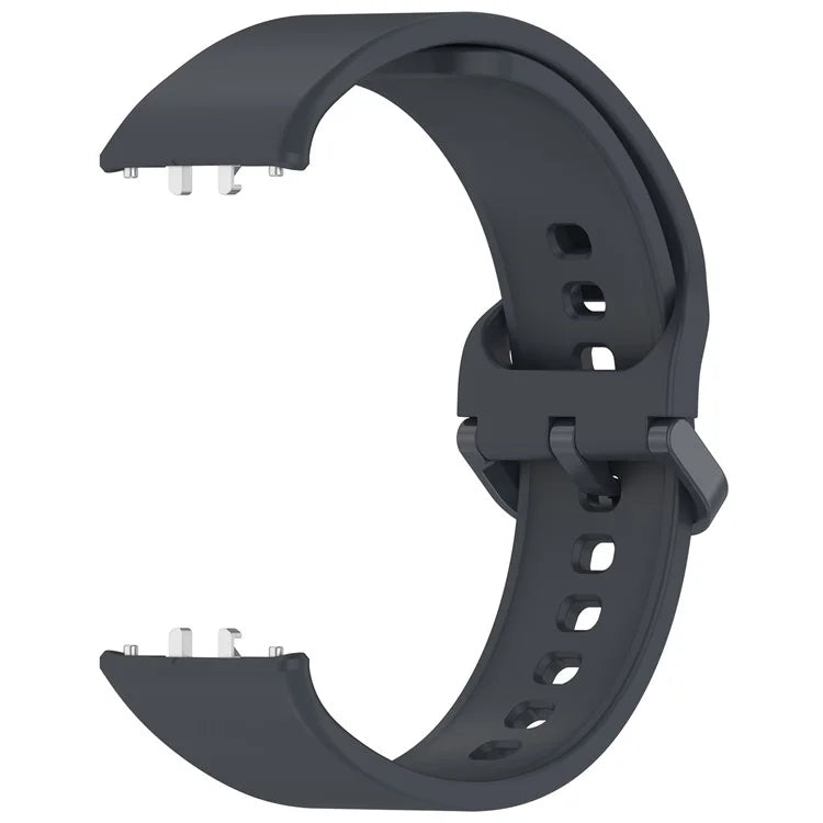 For Samsung Galaxy Fit3 (SM-R390) Watch Bracelet Soft Silicone Strap with Flat Buckle