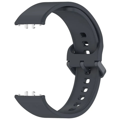 For Samsung Galaxy Fit3 (SM-R390) Watch Bracelet Soft Silicone Strap with Flat Buckle