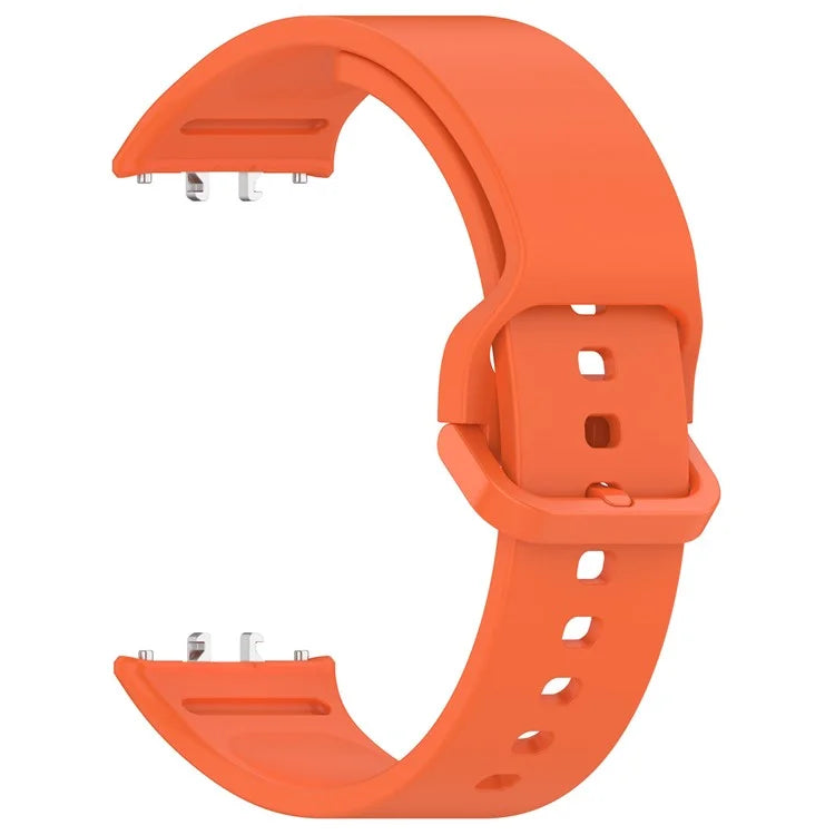For Samsung Galaxy Fit3 (SM-R390) Watch Bracelet Soft Silicone Strap with Flat Buckle