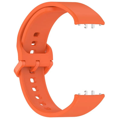 For Samsung Galaxy Fit3 (SM-R390) Watch Bracelet Soft Silicone Strap with Flat Buckle