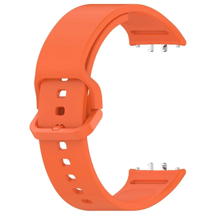 For Samsung Galaxy Fit3 (SM-R390) Watch Bracelet Soft Silicone Strap with Flat Buckle