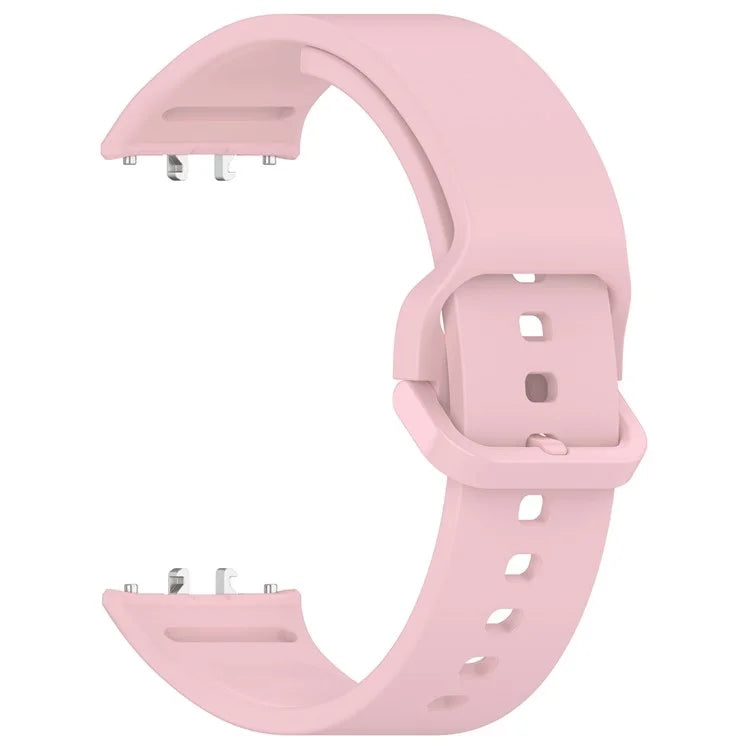 For Samsung Galaxy Fit3 (SM-R390) Watch Bracelet Soft Silicone Strap with Flat Buckle