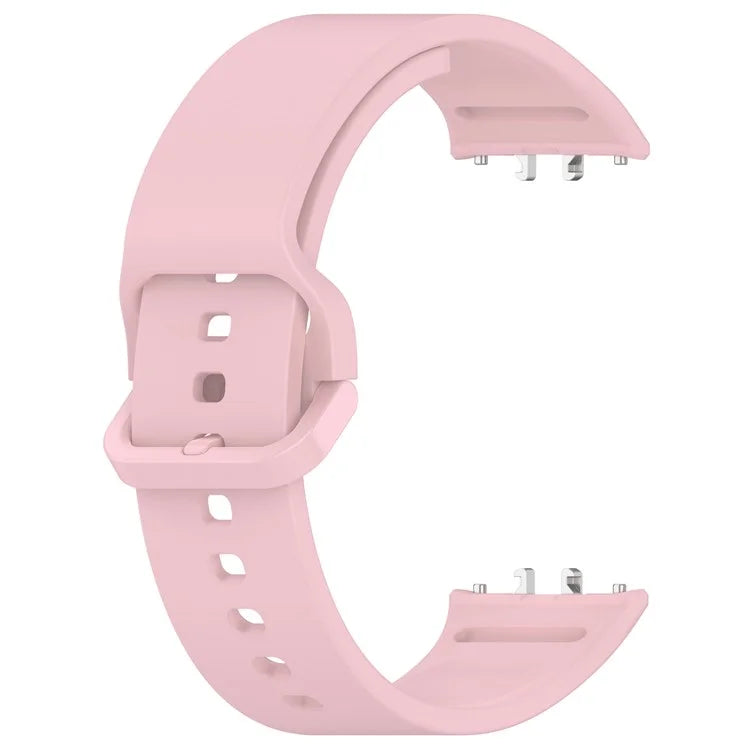 For Samsung Galaxy Fit3 (SM-R390) Watch Bracelet Soft Silicone Strap with Flat Buckle