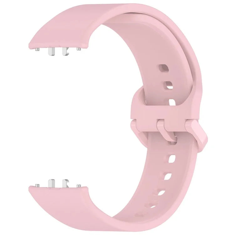 For Samsung Galaxy Fit3 (SM-R390) Watch Bracelet Soft Silicone Strap with Flat Buckle
