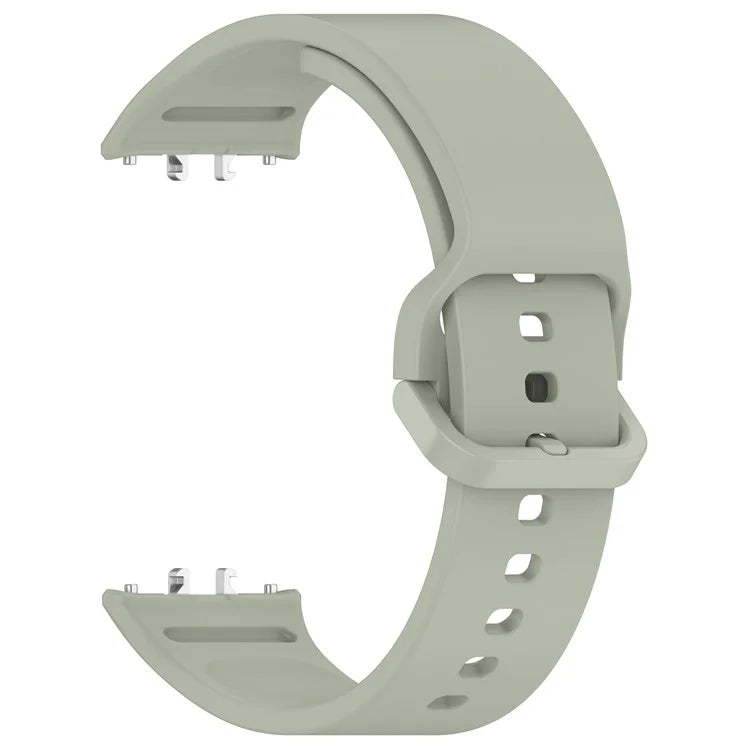 For Samsung Galaxy Fit3 (SM-R390) Watch Bracelet Soft Silicone Strap with Flat Buckle